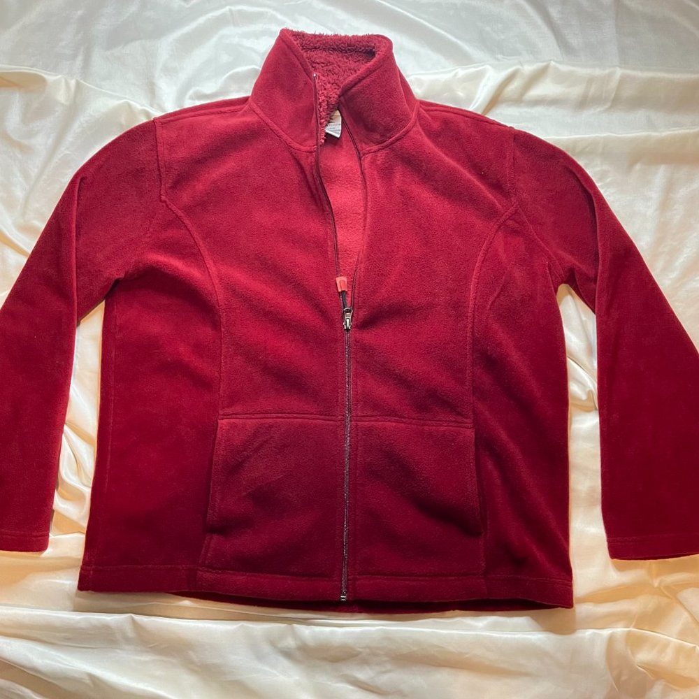 Rebecca Malone Jacket Full Zip Up Faux Fur